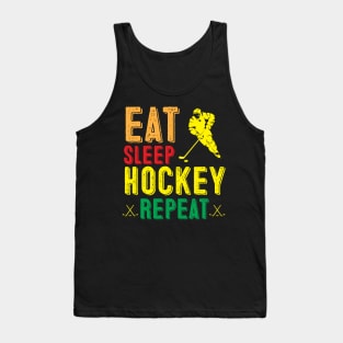 Eat Sleep Hockey Repeat Tank Top